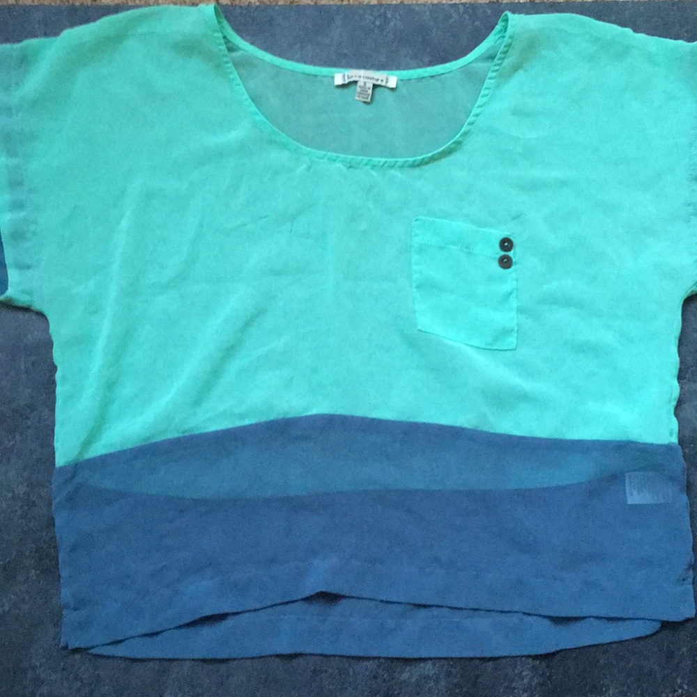 Semi-sheer top from Anthropologie